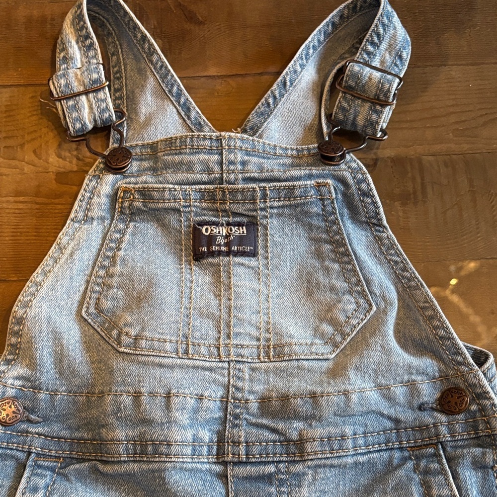 OshKosh B'gosh Light Blue Overalls - Picture 2 of 7